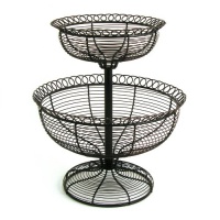 Mesa Home Products French Loop 2-Tier Basket