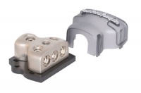 Rockford Fosgate RFD4 1/0 AWG 4 AWG Distribution Block - Platinum