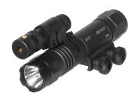 UTG 2-in-1 Tactical LED Flashlight with Red Laser