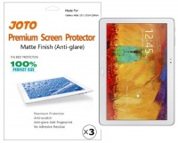 JOTO Premium Screen Protector Film for the Samsung Galaxy Note 10.1 2014 Edition Tablet SM-P600 / SM-P601, Anti Glare, Anti Fingerprint (Matte Finish) with Lifetime Replacement Warranty (3 Pack)