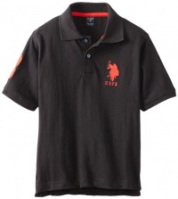 U.S. Polo Assn. Boys 8-20 Short Sleeve Solid Pique Polo