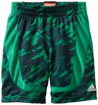 adidas Boys 2-7 Impact camo court short, Vivid Green, 7