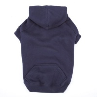 Casual Canine 12-Inch Cotton Basic Dog Hoodie, Small, Navy