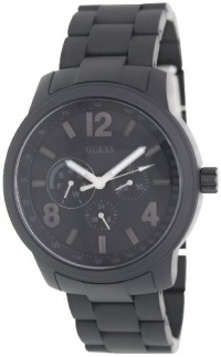 GUESS Men's U0185G1 Analog Display Quartz Black Watch