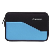 SimpleSleeve for Kindle, Premium Protective Neoprene Sleeve in Black/Blue, for the 6 Display (Latest, Kindle Keyboard)