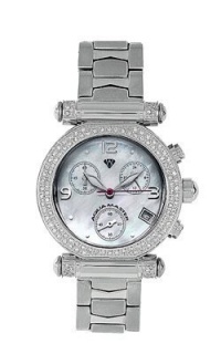 Aqua Master Ladies' Round Diamond Watch, 0.85 ctw