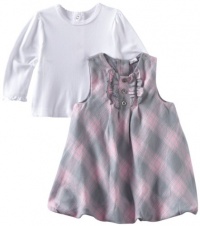 Little Me Baby-Girls Infant Cozy Plaid Jumper Set