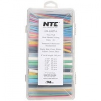 NTE Heat Shrink 2:1 Assorted Colors/Sizes 4 160 Pcs