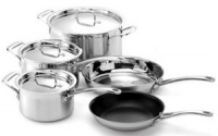 Le Creuset 3-Ply Stainless-Steel 8-Piece Cookware Set