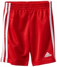 adidas Boys 2-7 Basic mesh short, Bright Red, 2T