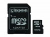 Kingston Digital 16 GB Class 4 microSDHC Flash Card with SD Adapter (SDC4/16GBET)