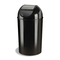 Umbra Grand 10-Gallon Waste Can, Black