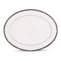 Lenox Pearl Platinum Oval Platter 13