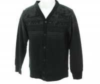 DKNY Shatter Cardigan (Big Kids) Caviar