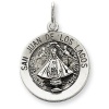 Sterling Silver Antiqued San Juan Los Lagos Medal. Metal Wt- 2g