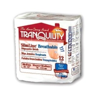 Tranquility Slimline Breathable Briefs-Medium,12/Pack