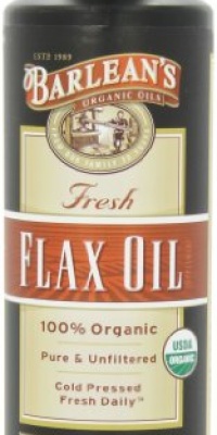 Barlean's Organic Oils Fresh Flax Oil, 16-Ounce Bottle