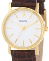 Bulova Women's 97L102 Strap White Dial Watch