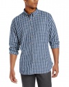 Surfside Supply Company Men's Long Sleeve Gingham Check Shirt