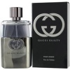 GUCCI GUILTY POUR HOMME by Gucci Gift Set for MEN: EDT SPRAY 3 OZ & AFTERSHAVE BALM 2.5 OZ & ALL OVER SHAMPOO 1.6 OZ