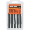 Black & Decker 75-626 Assorted Jigsaw Blades Set, Wood and Metal, 24-Pack