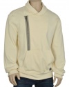 Sean John Big and Tall Mens Cream Shawl Collar Sweatshirt XXX-Large 3XL