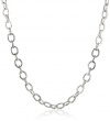 Judith Jack Linked In Sterling Silver Hammered Collar Necklace, 18