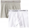 Calvin Klein Boys 8-20 Ck 2Pk Boxer Briefs, Assorted, X-Large 16/18