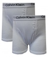 Calvin Klein Boys White 2 Pack boxer briefs for boys (16/18)