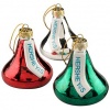 Kurt Adler Hershey Kisses Glass Set, Christmas Ornament