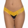 NCAA Hanky Panky Cal Bears Womens Low Rise Thong Underwear - Navy Blue/Gold