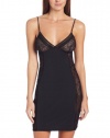 Calvin Klein Womens Chemise, Black, Large