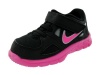 Nike Toddlers Flex Supreme TR 2 (TDV) Black/Pink Fl/White/Mtllc Slvr Training Shoe 8 Infants US