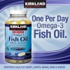 Kirkland Signature Enteric Coated Fish Oil Omega 3 1200 MG Fish Oil, 684 MG of Omega 3 Fatty Acids, 180 softgels