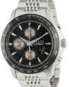 Gucci Men's YA126214 G-Timeless Chronograph Black Dial Steel Bracelet Watch