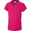 Columbia Girls 7-16 Vista Ridge Short Sleeve Top, Bright Rose, XX-Small