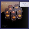 Mikasa: Set of 8 Amber Solaris Votive Holders