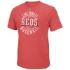 MLB Majestic Cincinnati Reds The Big Time Fashion Tri-Blend T-Shirt - Red