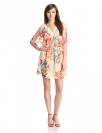 Gypsy 05 Women's Katori Floral Mini Dress, Ivory, Small