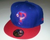 Philadelphia Phillies Men's Hat Cap New Era 59Fifty Chainside Blue Fitted (8)