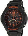 Casio Men's GW3000B-1ACR G-Shock Solar Power Black With Orange Dial Watch