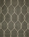 5' x 7'6 Rectangular Momeni Area Rug BLISSBS-12STE5076 Steel Color Hand Tufted in China Bliss Collection