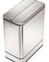 simplehuman Butterfly Sensor Trash Can, Fingerprint-Proof Brushed Stainless Steel, 48 Liters /12.6 Gallons