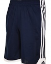 Adidas Boys Athletic Basketball Shorts (Small (8), Navy)