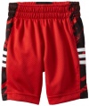 adidas Baby-Boys Infant Impact Camo Half Court Short, Bright Red, 24 Months