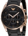 Emporio Armani Men's AR5905 Black Stainless Steel Watch