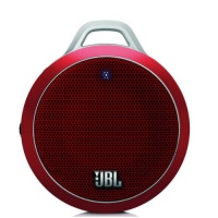 JBL Micro Wireless Ultra-Portable Speaker with Built-In Bass Port and Wireless Bluetooth Connectivity (Red)