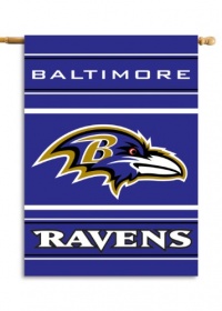 NFL Baltimore Ravens 2-Sided 28-by-40-Inch House Banner