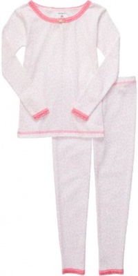 Carter's Girls 2T-4T Leopard Print Pajama Set (2T, Pink)