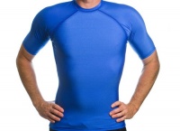 Beach Depot UPF 50+ Men's Short Sleeve Rash Guard Shirt